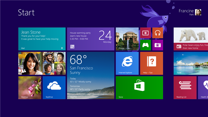 Windows 8.1 Modern UI Metro