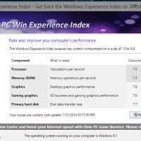 Chris-PC Windows experience index 8.1